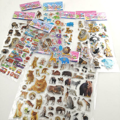 3D Decorative Sticker Set (10 Sheets) by HitMyNeed