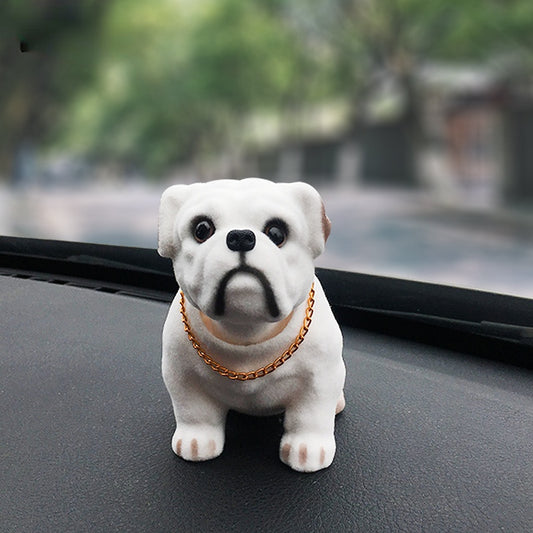 3D Dog Bobble Head Dashboard Ornament by HitMyNeed