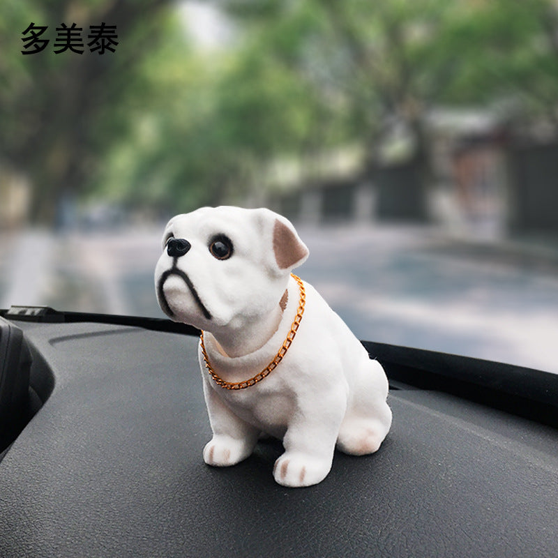 3D Dog Bobble Head Dashboard Ornament by HitMyNeed
