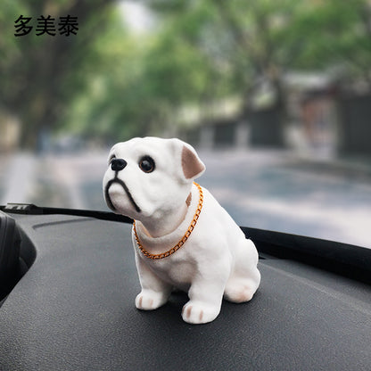 3D Dog Bobble Head Dashboard Ornament by HitMyNeed