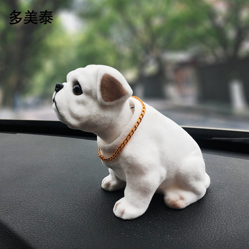 3D Dog Bobble Head Dashboard Ornament by HitMyNeed