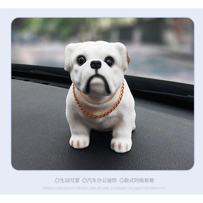 3D Dog Bobble Head Dashboard Ornament by HitMyNeed