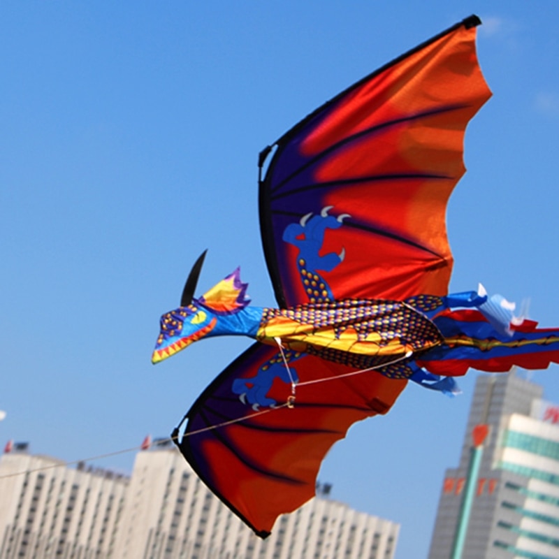 3D Dragon Kite with 100m Line and Handle by HitMyNeed