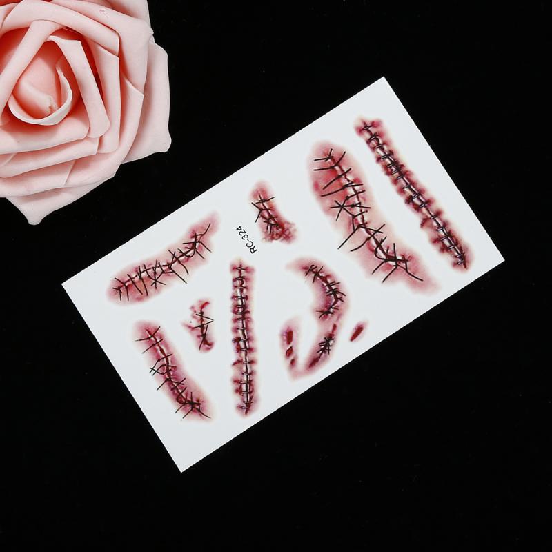3D Fake Scar Temporary Tattoo Set by HitMyNeed