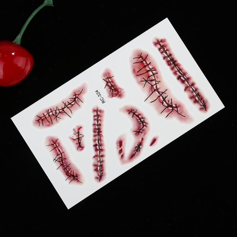 3D Fake Scar Temporary Tattoo Set by HitMyNeed
