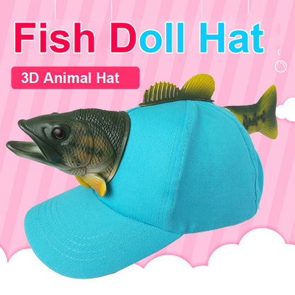 3D Fish Baseball Cap for Kids and Adults by HitMyNeed