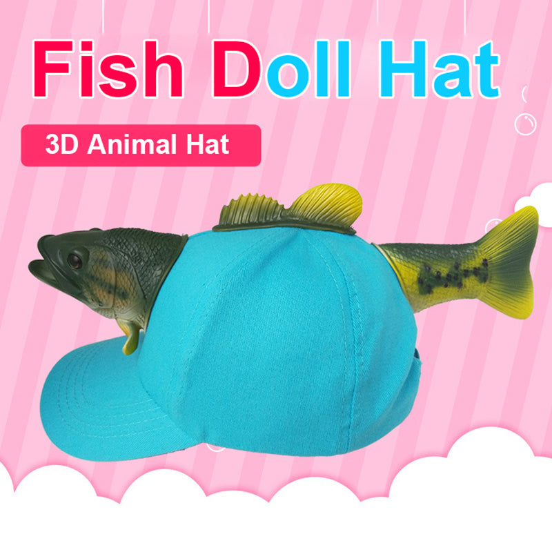 3D Fish Baseball Cap for Kids and Adults by HitMyNeed