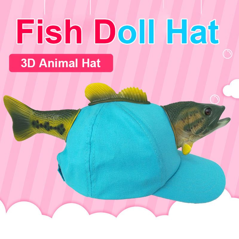 3D Fish Baseball Cap for Kids and Adults by HitMyNeed