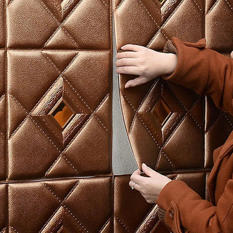 3D Foam TV Wall & Ceiling Panels Self-Adhesive 30x30cm by HitMyNeed