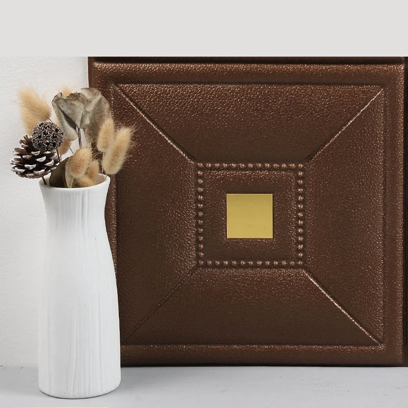 3D Foam TV Wall & Ceiling Panels Self-Adhesive 30x30cm by HitMyNeed