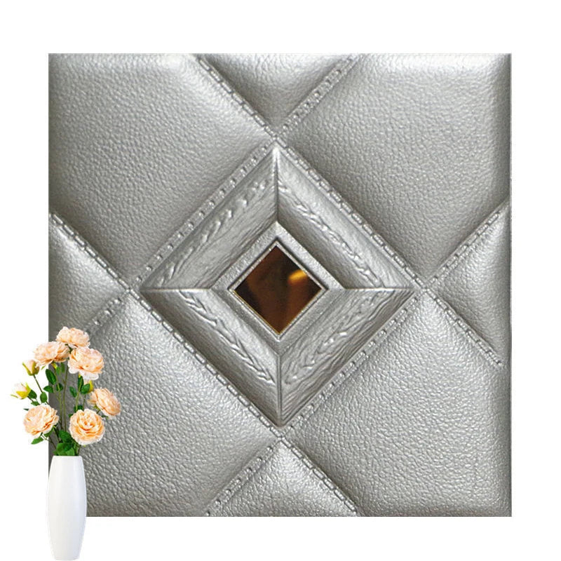 3D Foam TV Wall & Ceiling Panels Self-Adhesive 30x30cm by HitMyNeed