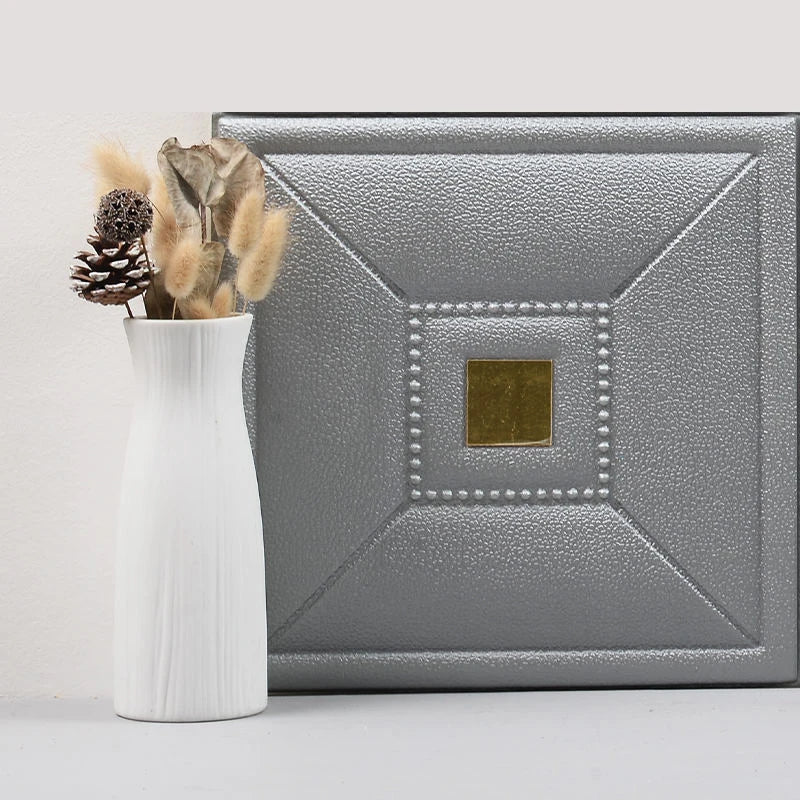 3D Foam TV Wall & Ceiling Panels Self-Adhesive 30x30cm 5.0 by HitMyNeed