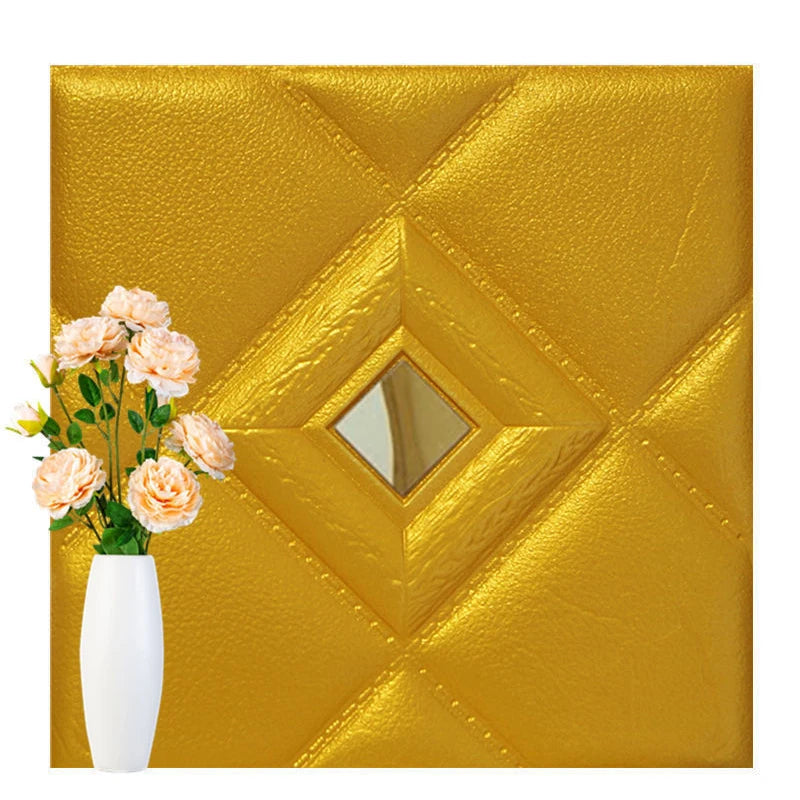 3D Foam TV Wall & Ceiling Panels Self-Adhesive 30x30cm 9.0 by HitMyNeed