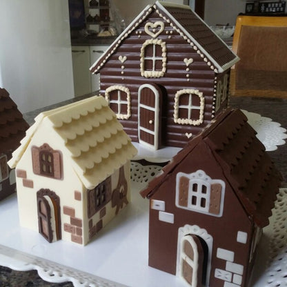 3D Gingerbread House Silicone Mold Set (2pcs) by HitMyNeed