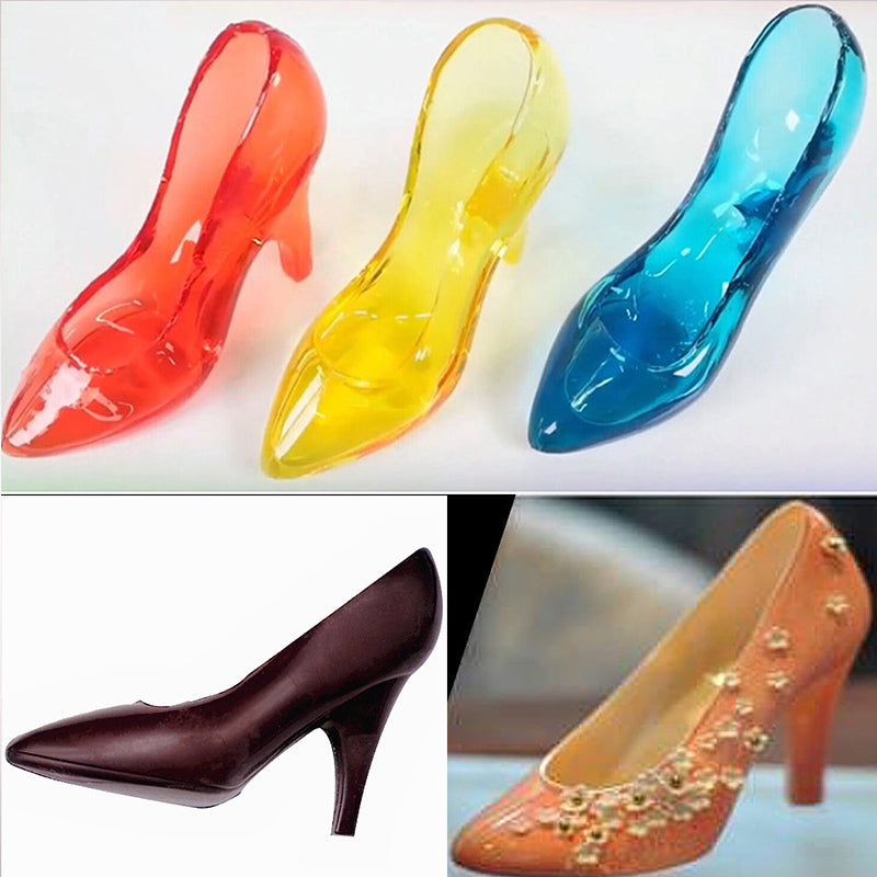 3D High Heel Polycarbonate Chocolate Shoe Mold by HitMyNeed