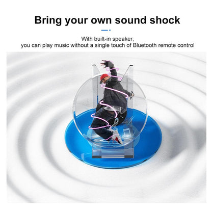 3D Holographic LED Desktop Fan Screen with Audio by HitMyNeed