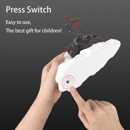 3D LED Fire & Ice Dragon Rechargeable Desk Lamp by HitMyNeed