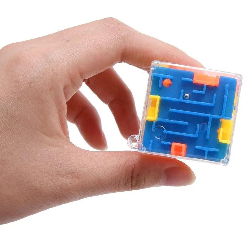 3D Maze Cube Transparent Rolling Ball Puzzle Toy by HitMyNeed