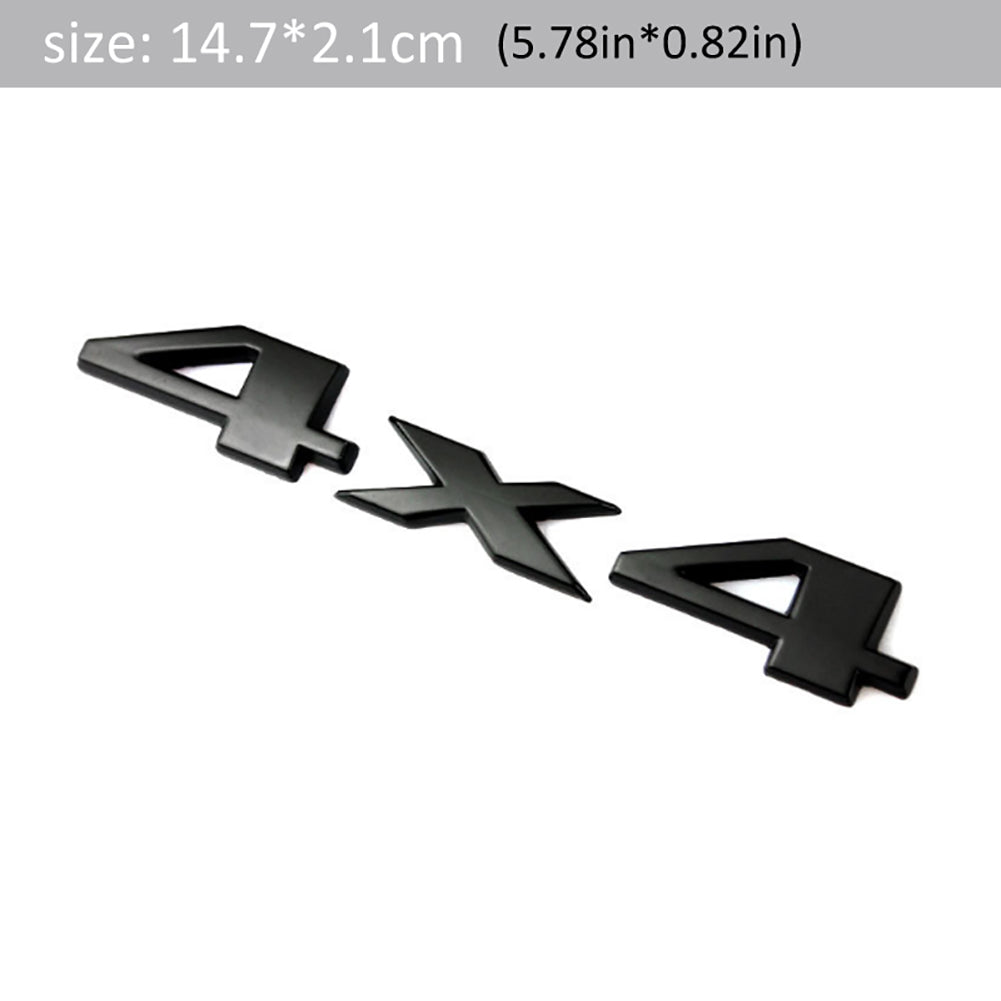 3D Metal 4WD 4X4 Car Emblem Badge Sticker 4x4-black by HitMyNeed
