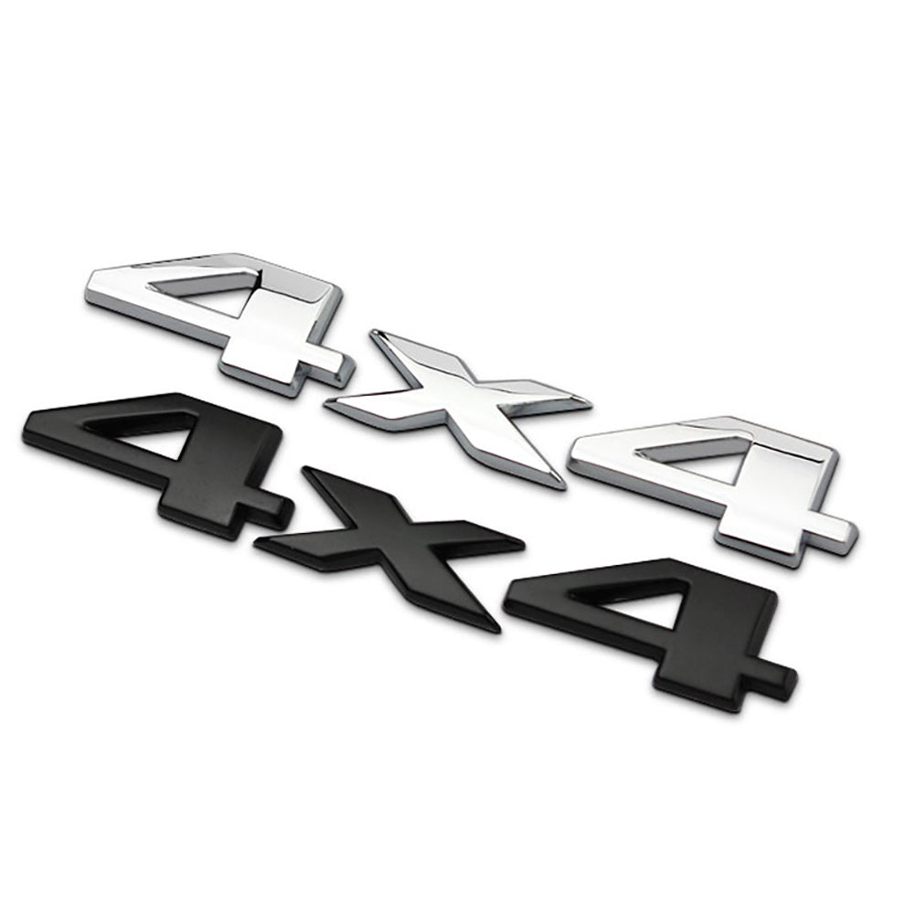 3D Metal 4WD 4X4 Car Emblem Badge Sticker by HitMyNeed