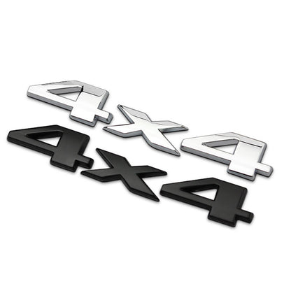 3D Metal 4WD 4X4 Car Emblem Badge Sticker by HitMyNeed