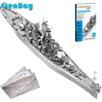 3D Metal Battleship Puzzle Model Kit by HitMyNeed