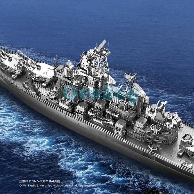 3D Metal Battleship Puzzle Model Kit by HitMyNeed