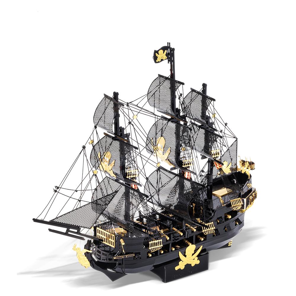 3D Metal Black Pearl Ship Model Puzzle for Adults by HitMyNeed