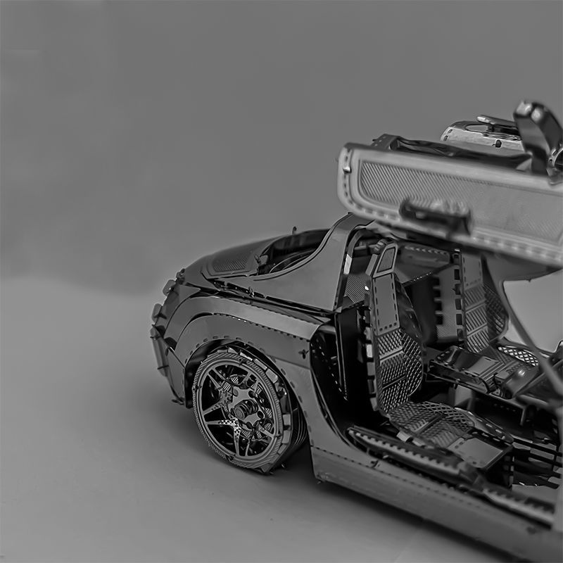 3D Metal Butterfly Wing Sports Car Model Kit by HitMyNeed