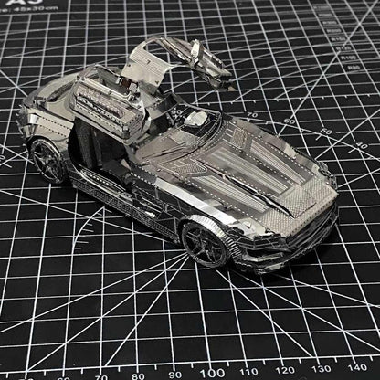 3D Metal Butterfly Wing Sports Car Model Kit by HitMyNeed