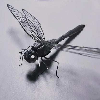 3D Metal Dragonfly Puzzle DIY Model Kit for Adults by HitMyNeed