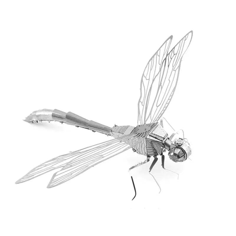 3D Metal Dragonfly Puzzle DIY Model Kit for Adults by HitMyNeed