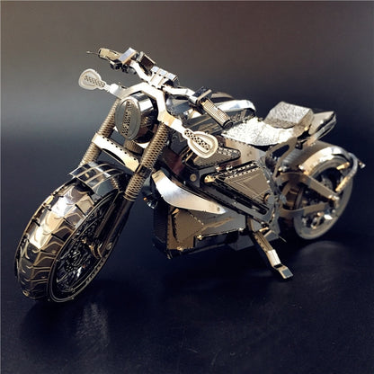 3D Metal Motorcycle Puzzle Model for Adults by HitMyNeed