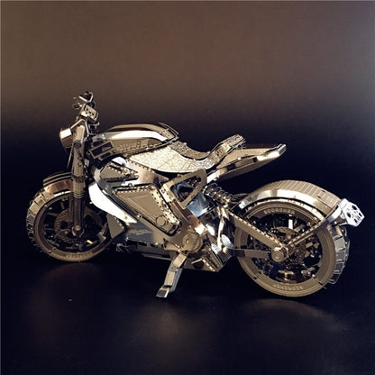 3D Metal Motorcycle Puzzle Model for Adults by HitMyNeed