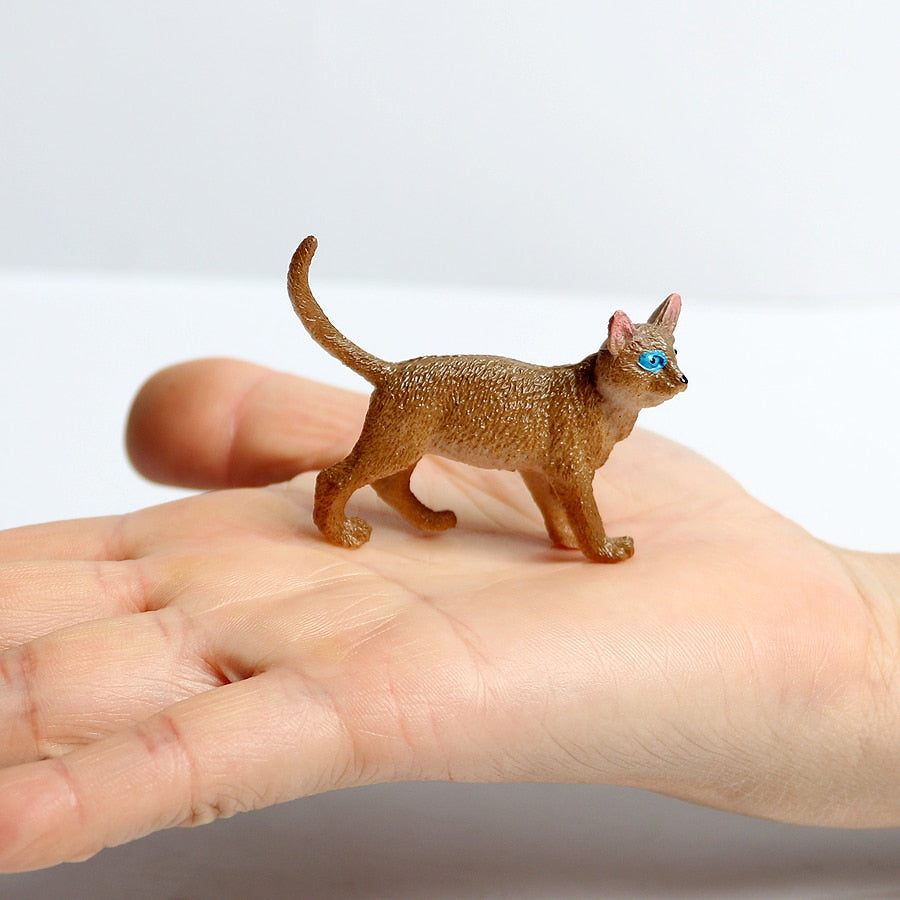3D Miniature Cat Figurines Set of 12 by HitMyNeed