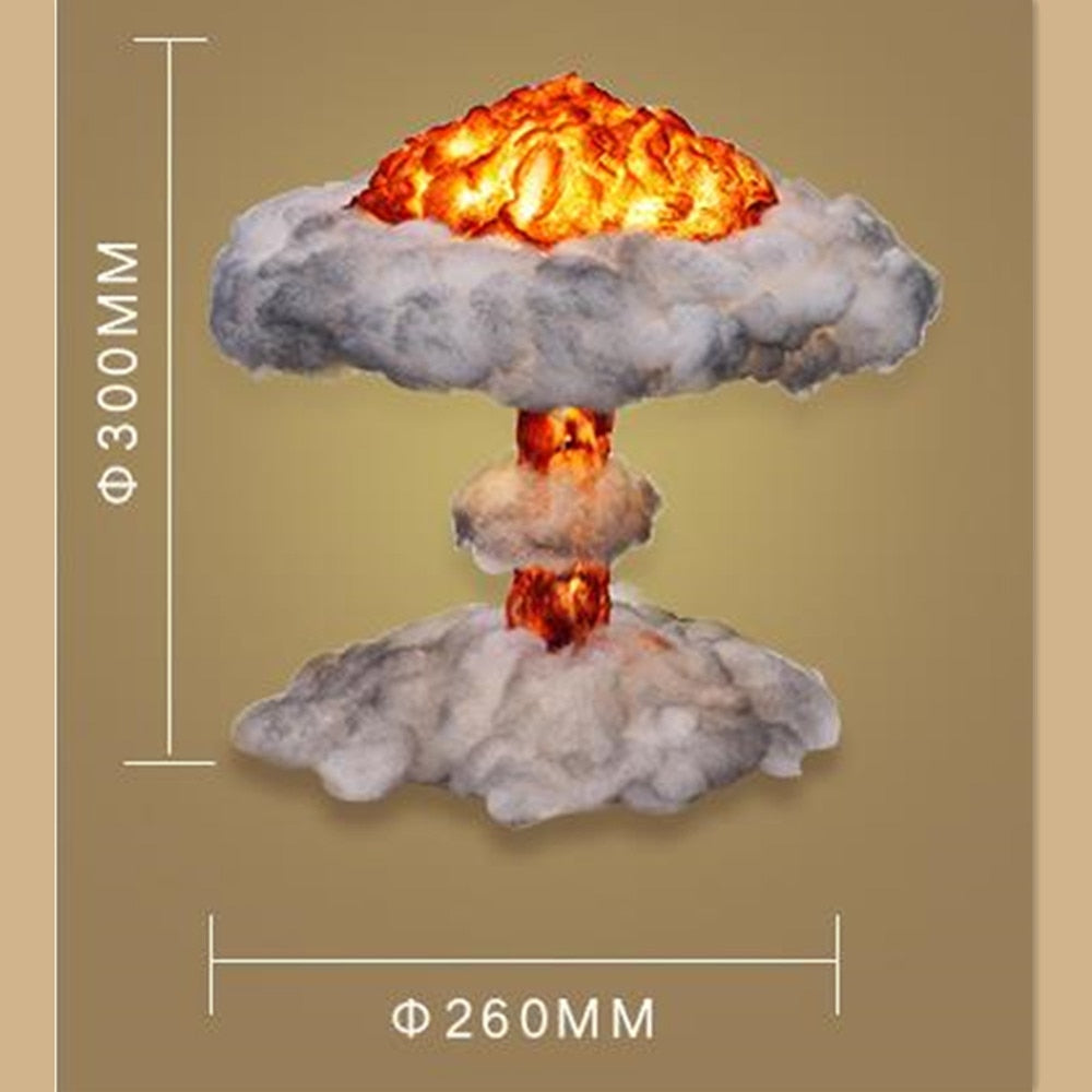3D Nuclear Explosion Night Light Lamp by HitMyNeed