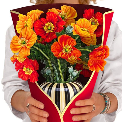 3D Pop Up Flower Bouquet Greeting Card 6 by HitMyNeed