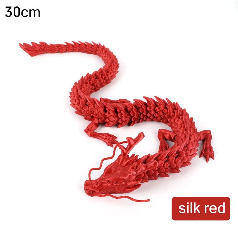 3D Printed Conjoined Dragon Ornaments 30cm honglong by HitMyNeed