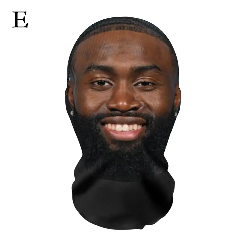 3D Printed Full Face Balaclava Mask for Cosplay & Streetwear e by HitMyNeed