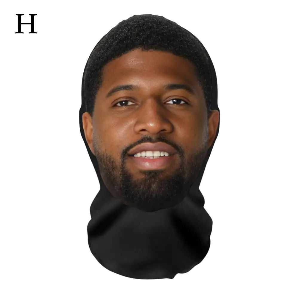 3D Printed Full Face Balaclava Mask for Cosplay & Streetwear h by HitMyNeed