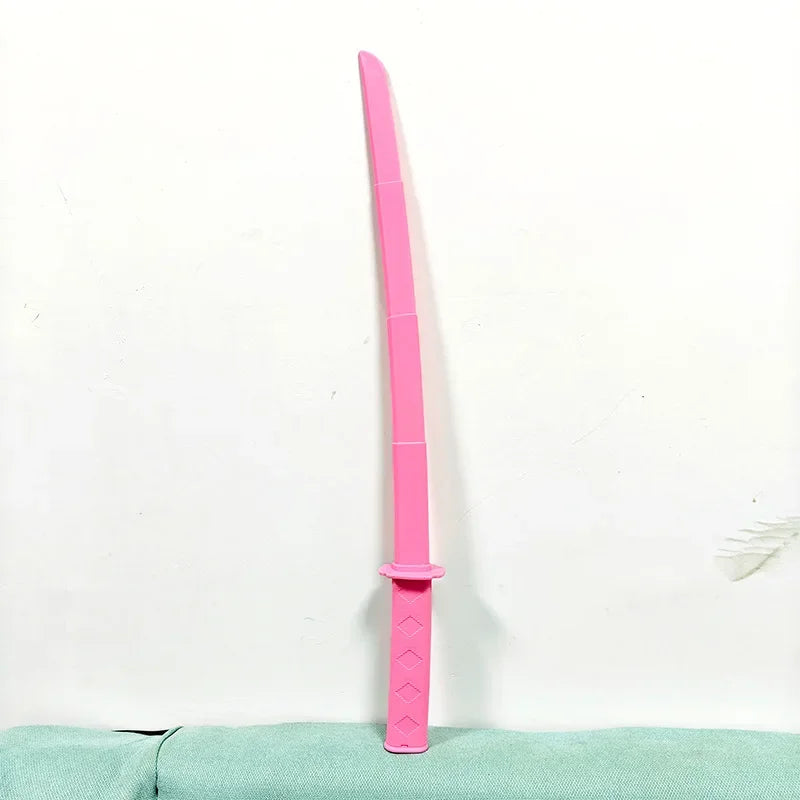 3D Printed Retractable Samurai Katana Toy 70cm pink by HitMyNeed