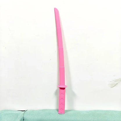 3D Printed Retractable Samurai Katana Toy 70cm pink by HitMyNeed