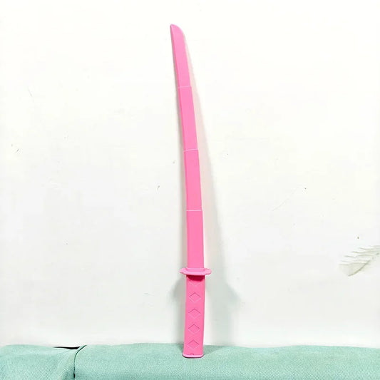 3D Printed Retractable Samurai Katana Toy 70cm pink by HitMyNeed