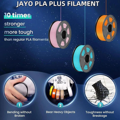 3D Printer Filament 10-Roll Mixed PLA & PETG Pack by HitMyNeed