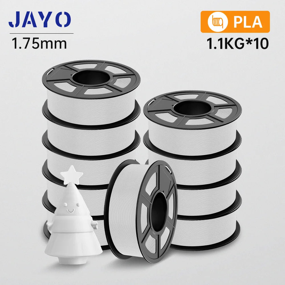 3D Printer Filament 10-Roll Mixed PLA & PETG Pack pla-10wt by HitMyNeed