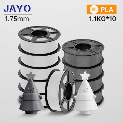 3D Printer Filament 10-Roll Mixed PLA & PETG Pack pla-6wt4gy by HitMyNeed