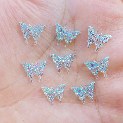 3D Resin Butterfly Nail Charms Set (100pcs) a by HitMyNeed