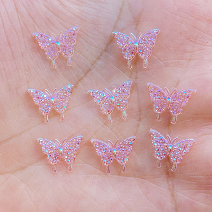 3D Resin Butterfly Nail Charms Set (100pcs) b by HitMyNeed