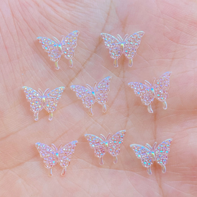 3D Resin Butterfly Nail Charms Set (100pcs) c by HitMyNeed