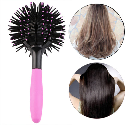 3D Round Ball Hair Brush for Volumizing Styling by HitMyNeed
